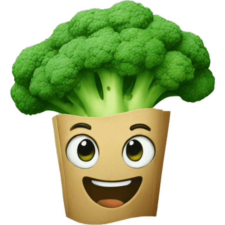 Broccoli is running emoji