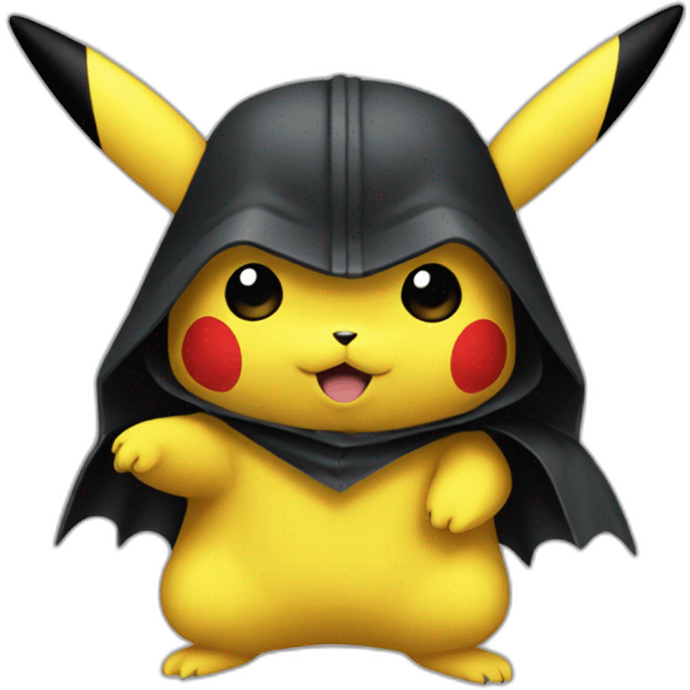 Pikachu in dark vador emoji