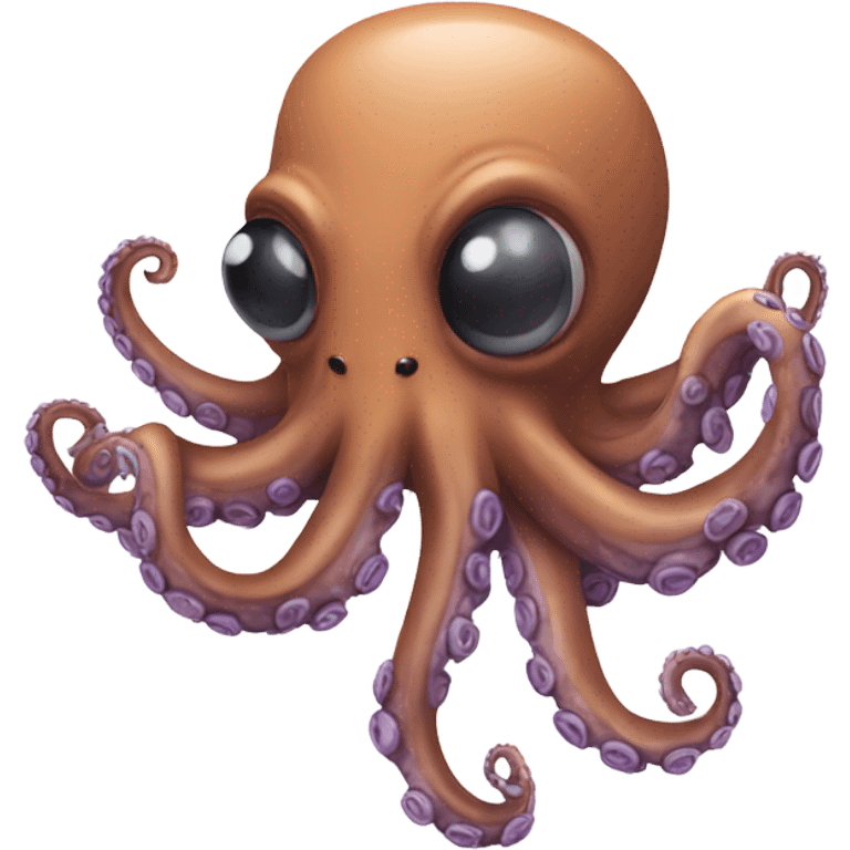 Octopus inking emoji