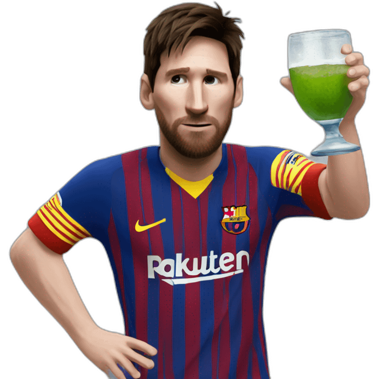 messi drinking mate emoji