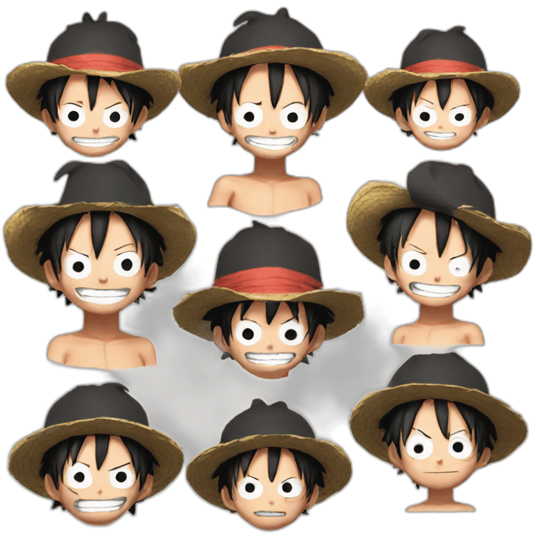 Luffy One piece emoji