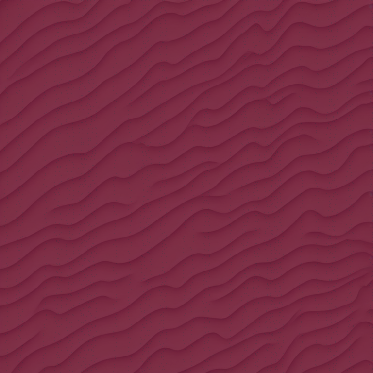 A burgundy-colored wave  emoji