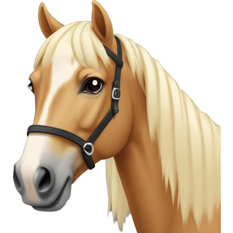 Palomino horse emoji