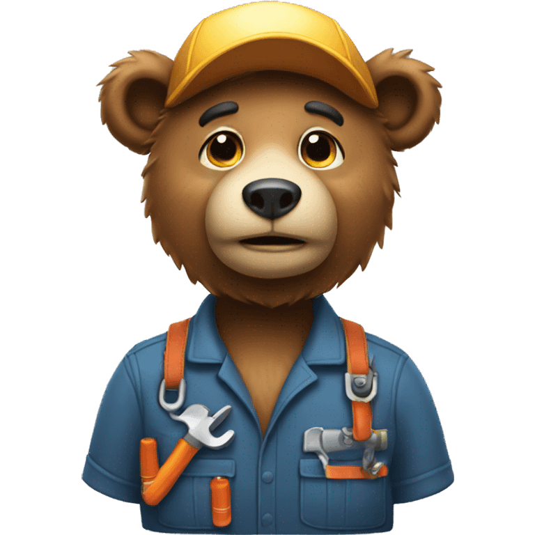 Bear mechanic emoji