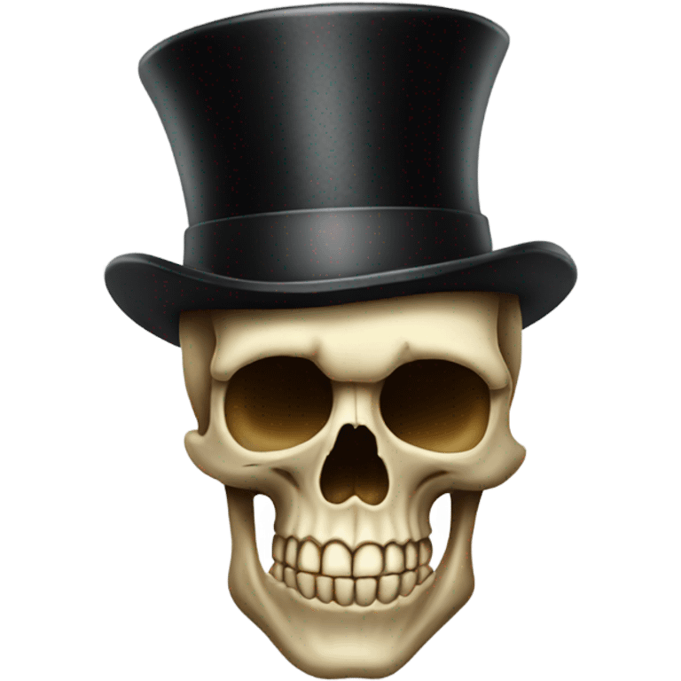 skull top hat emoji