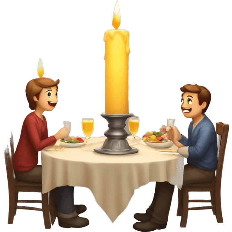 candle light dinner emoji