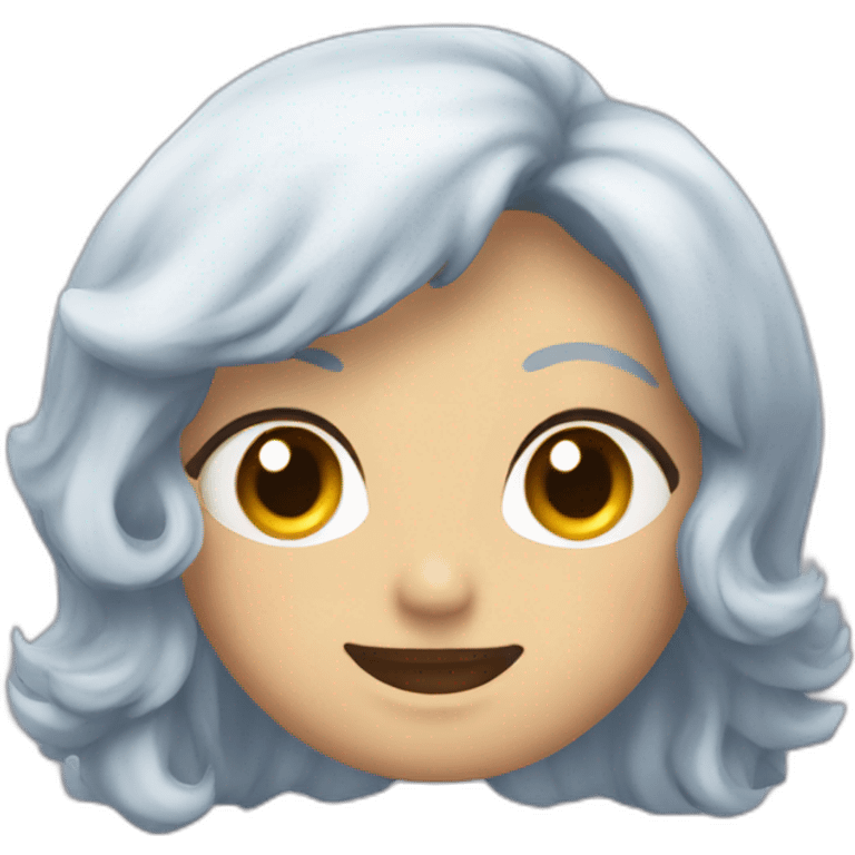 Luna cuarto menguante emoji