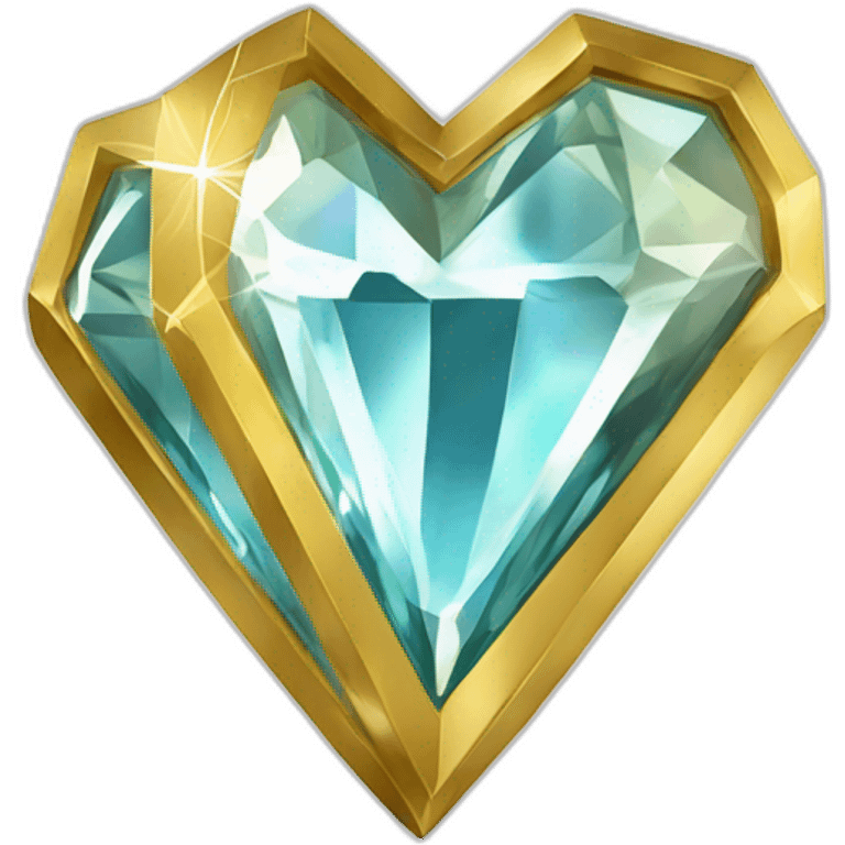 gold #c5b792 heart like a diamond emoji