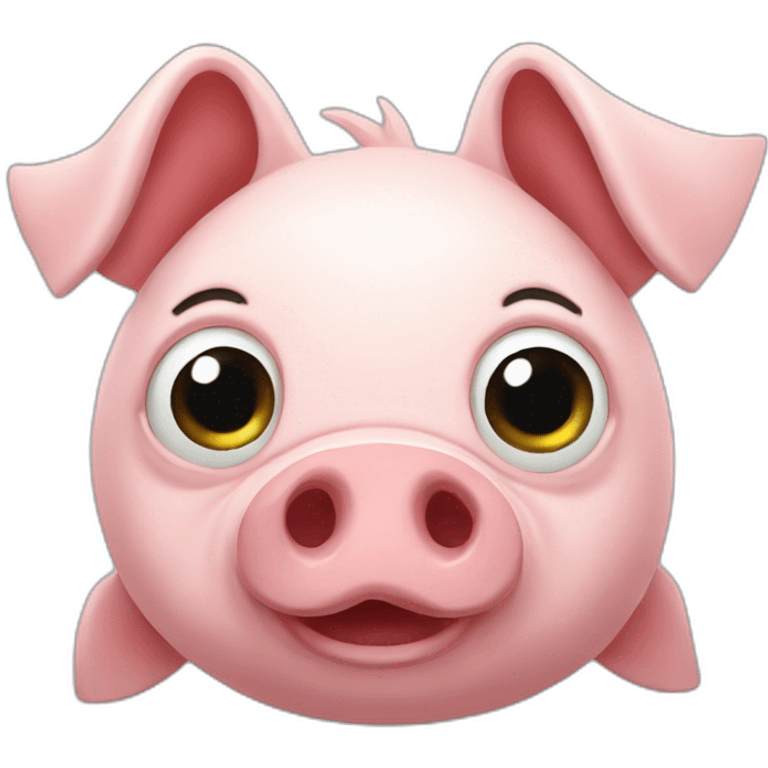 Pig-fish emoji