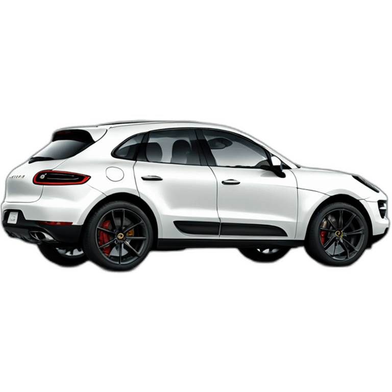 Chalk White Porsche Macan S emoji