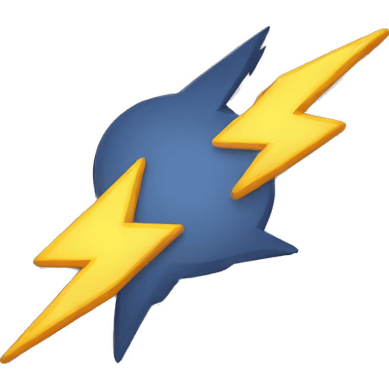 Lightning emoji