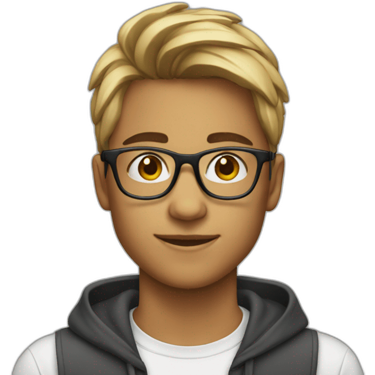 Teen glasses 16 years old  emoji