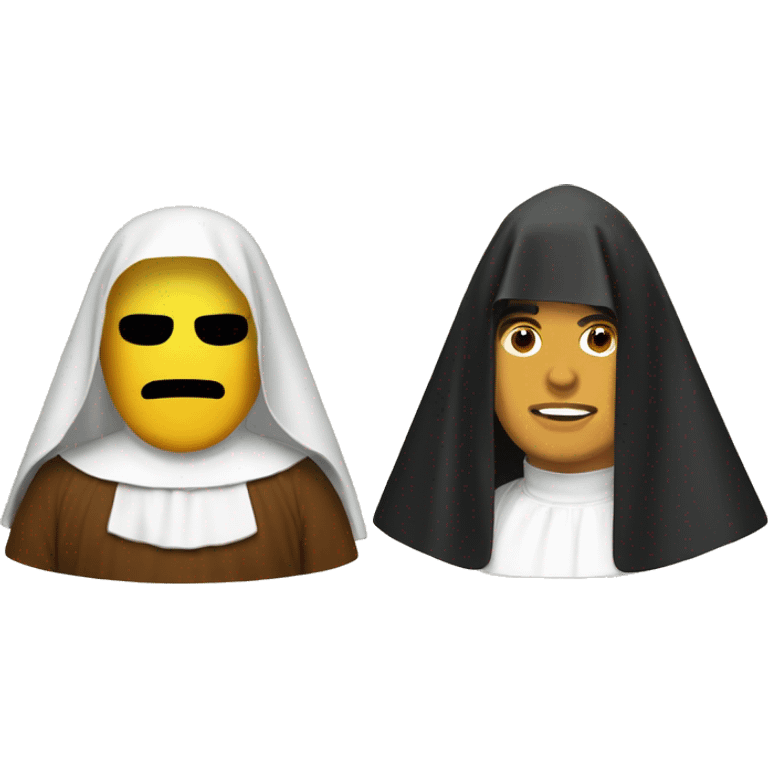 Nacho libre and nun emoji