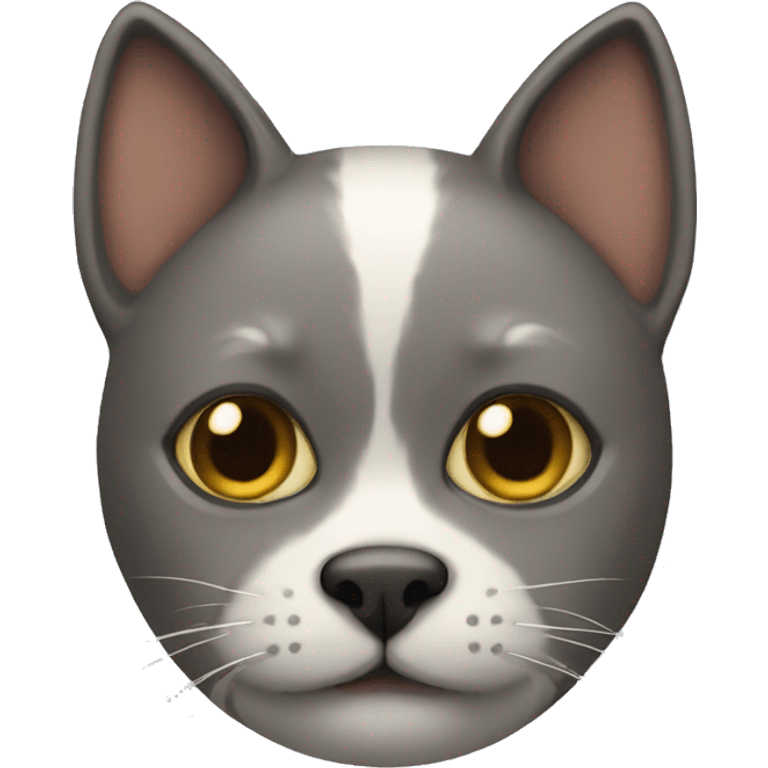 Cat with a dog Mask emoji