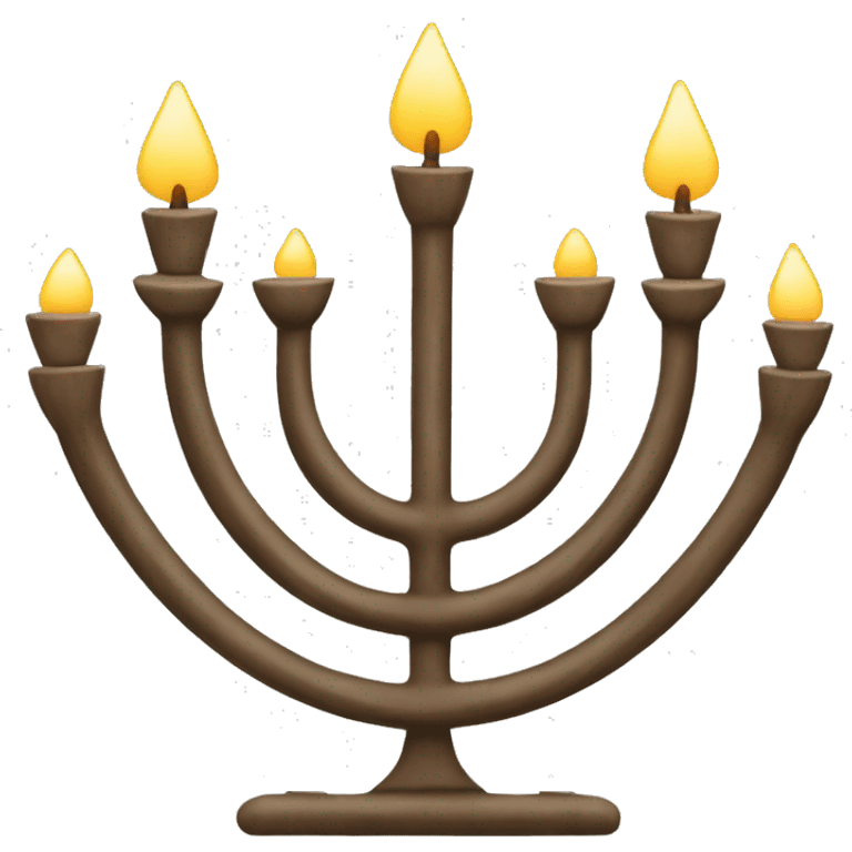 jewish menorah emoji