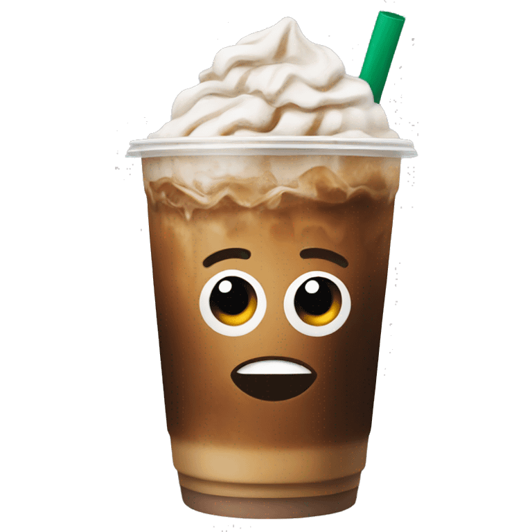 Starbucks iced coffee  emoji