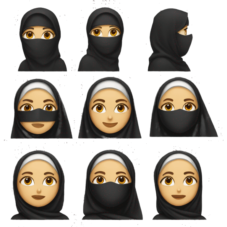 Woman in niqab emoji