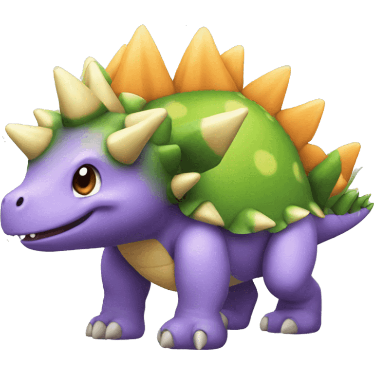 cute stegosaurus pokemon emoji