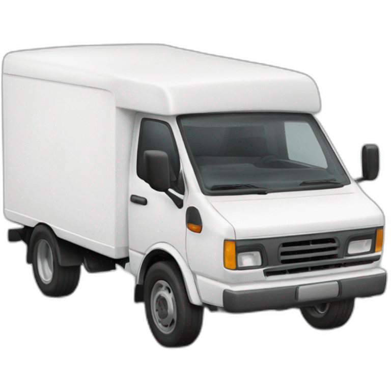 une camionette blanche emoji