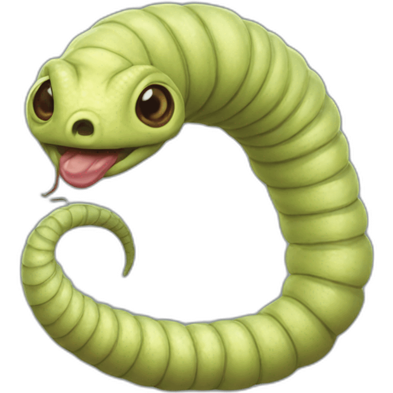 Lagarfljót Worm realistic emoji