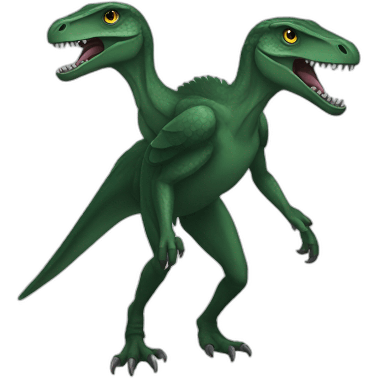 dark green raptor emoji