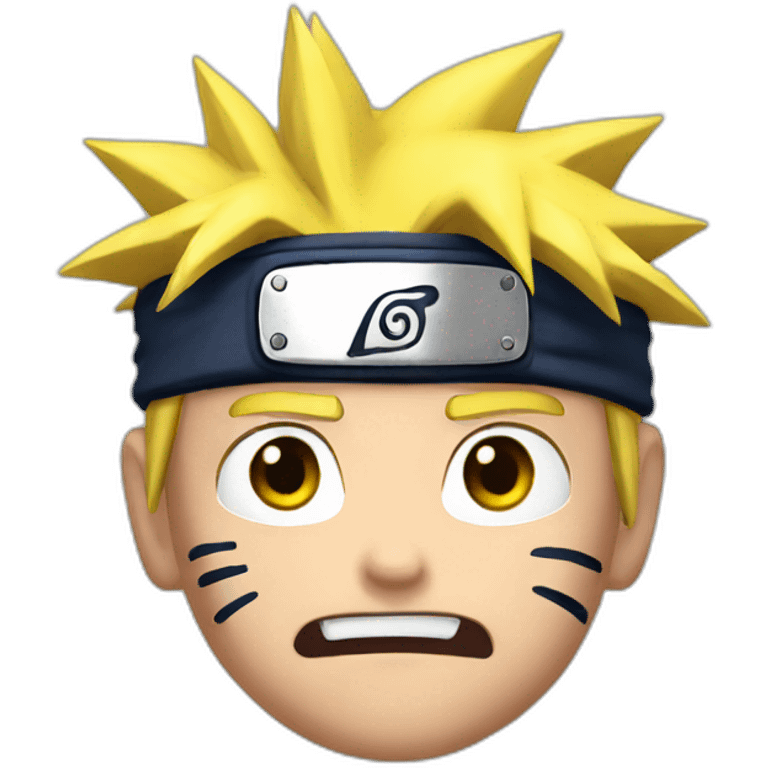 Naruto shocked emoji