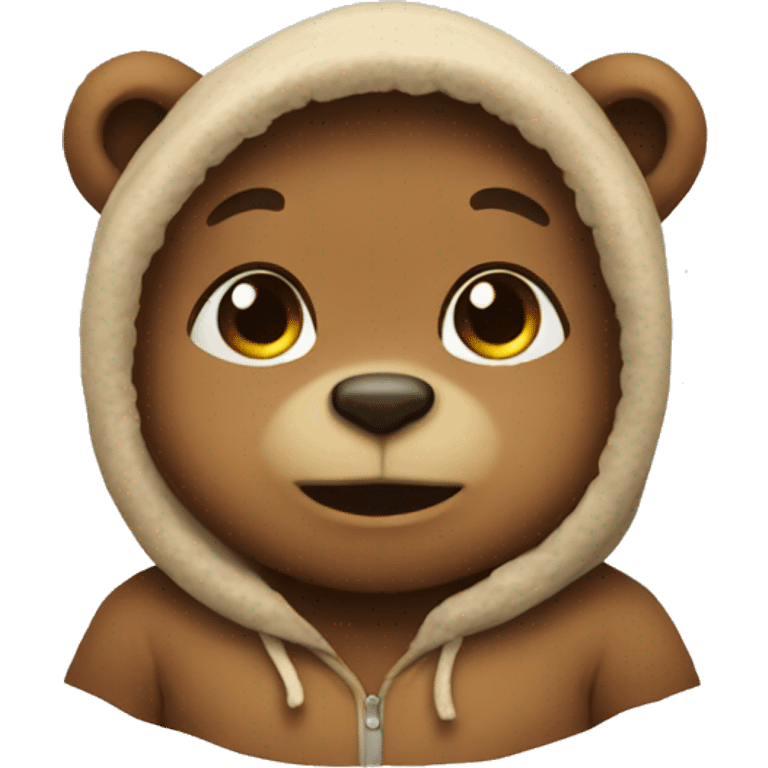 baby in bear suit emoji