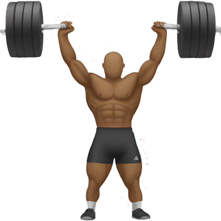 A weightlifting weight  emoji