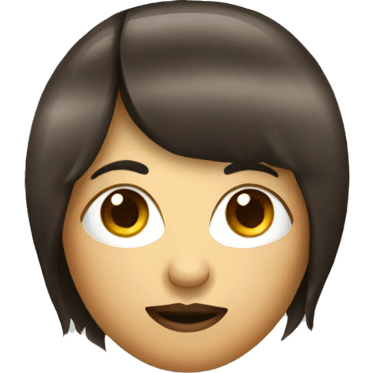 Female potato with split bangs  emoji