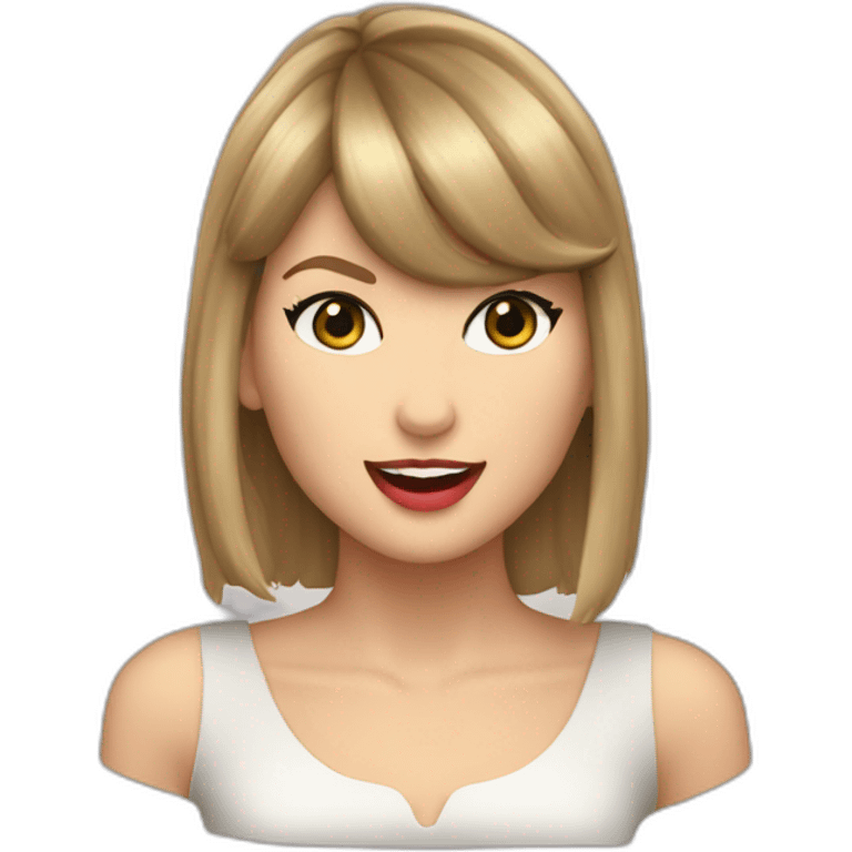 Taylor Swift chante shake it off emoji