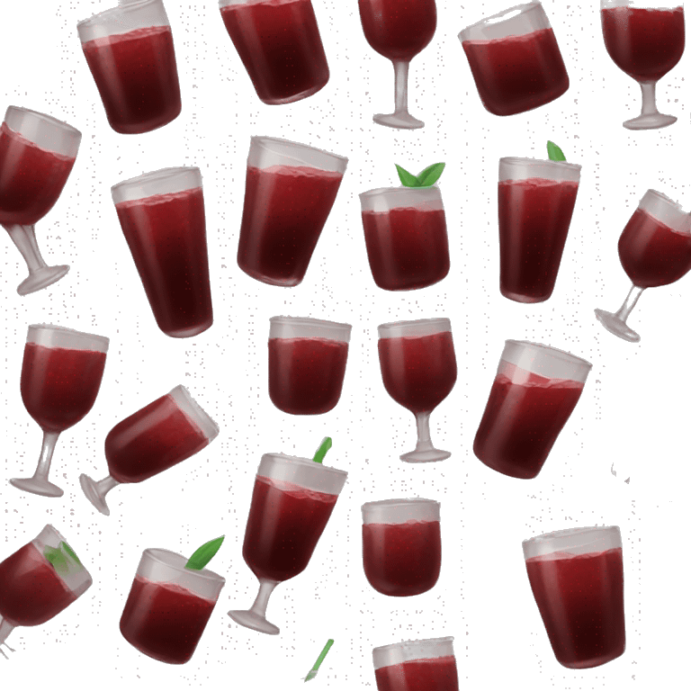 Dark red drink  emoji