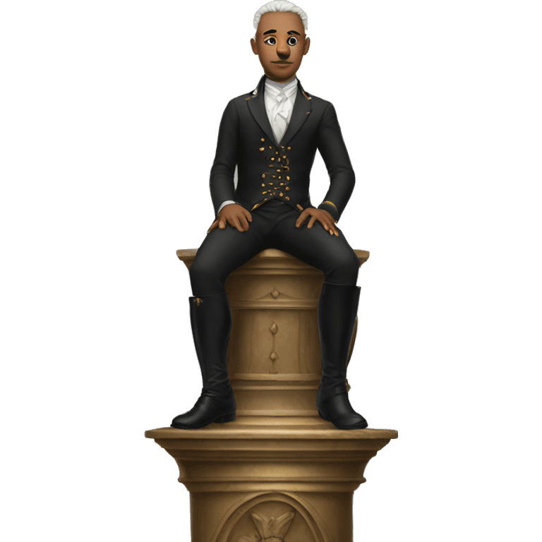 Queer lord on a pedestal emoji