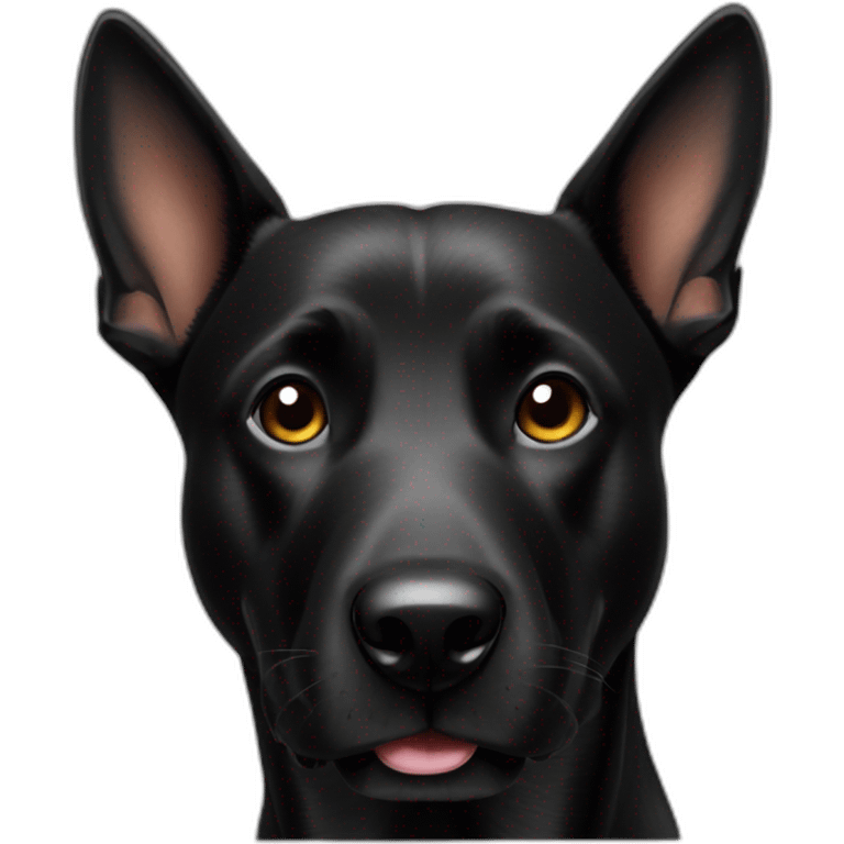 black-dog-malinois-with a paintbrush emoji