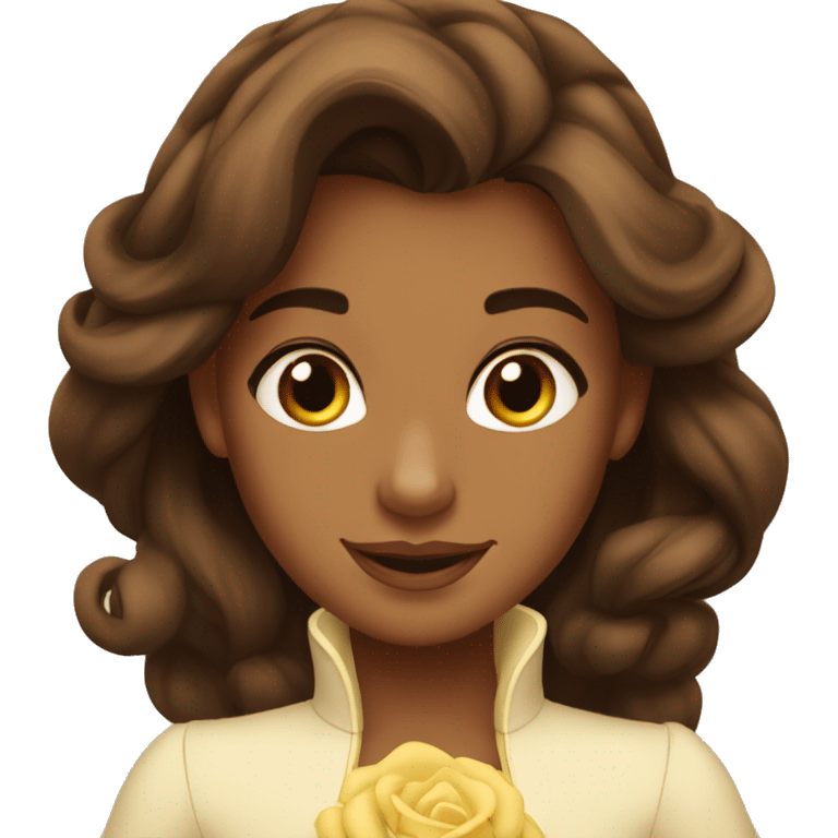 beauty and the beast belle emoji