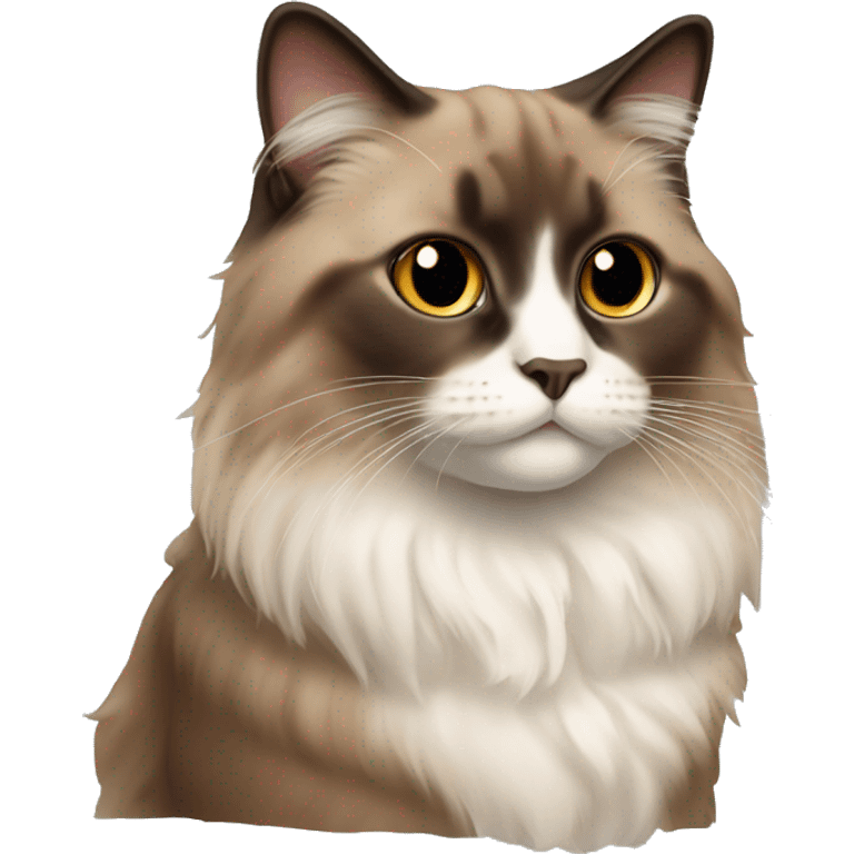 brown ragdoll cat emoji