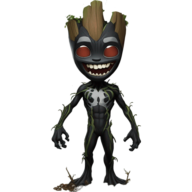 Venom groot dark emoji