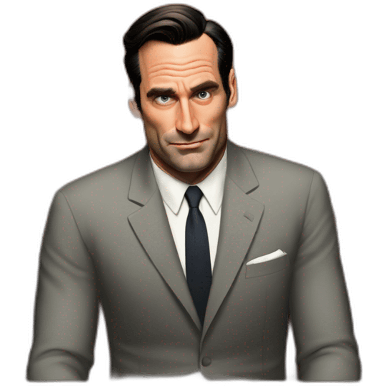 mad-men-don-draper-jon-hamm-portrait-seats-cartoon emoji