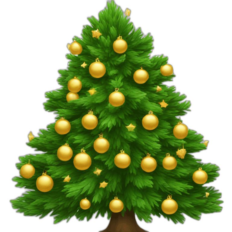 New year tree emoji