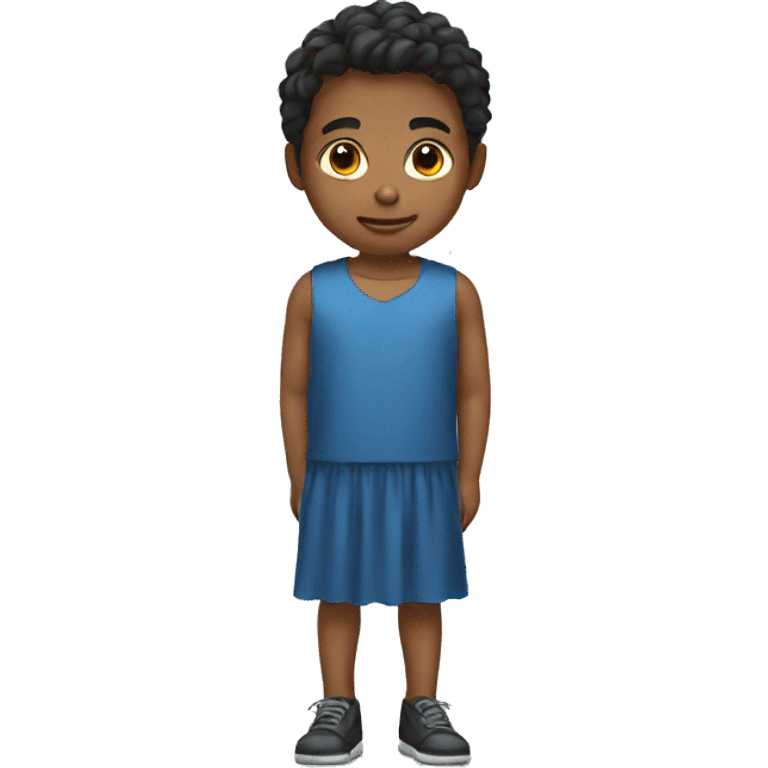 Boy wearing dress emoji