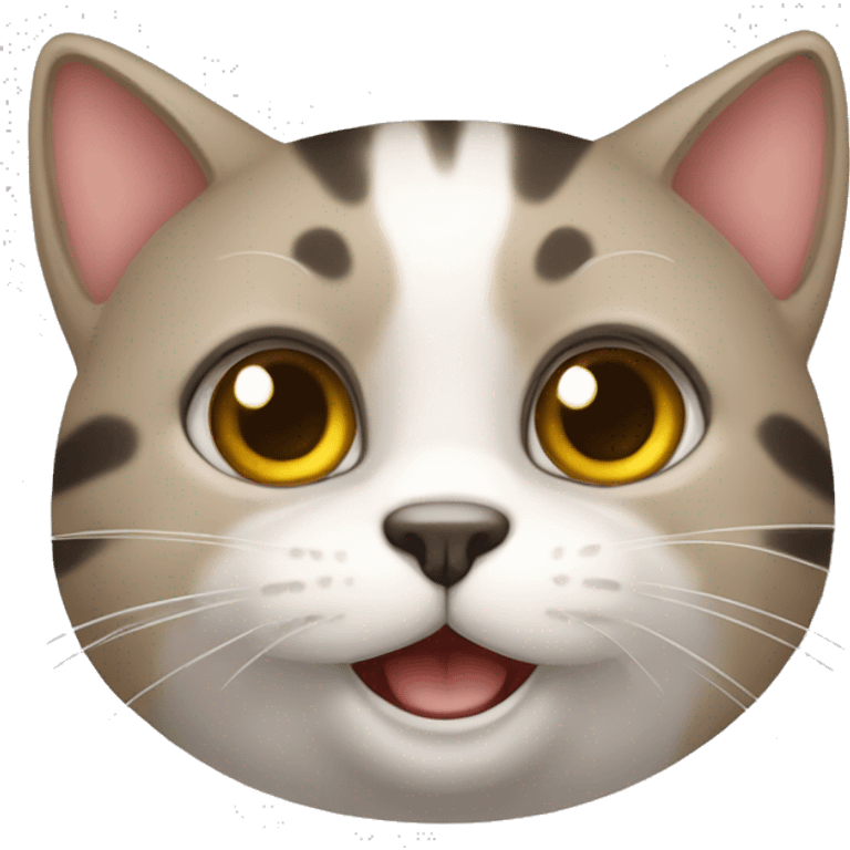 gatinho com lingua pra fora emoji