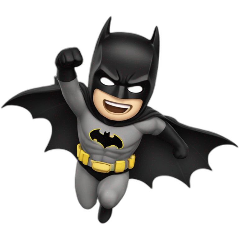 cheering batman emoji