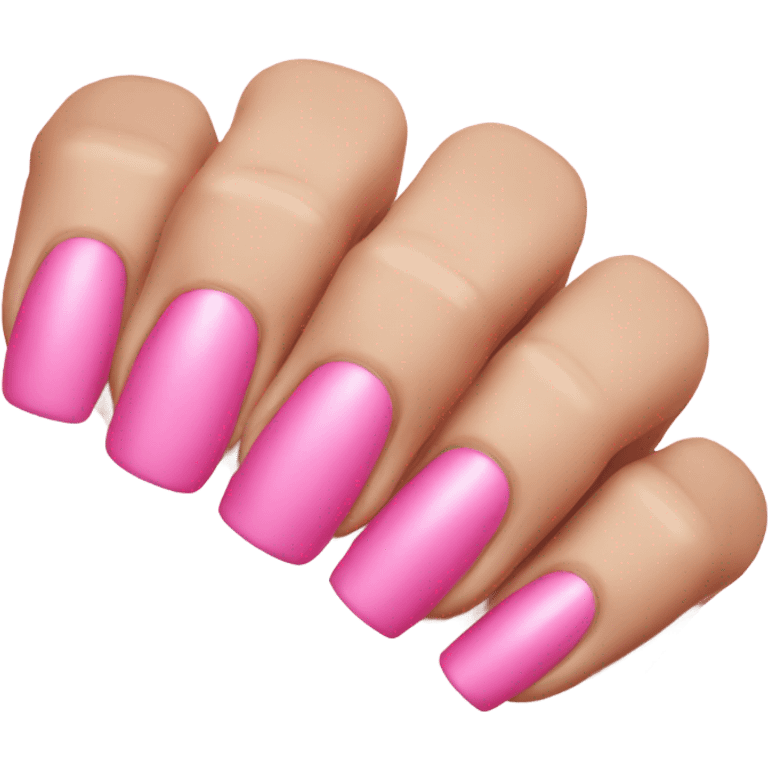 Pink nails emoji