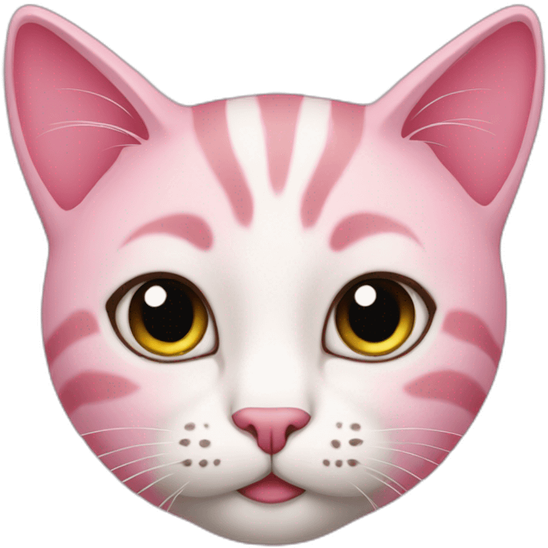 Cat pink  emoji