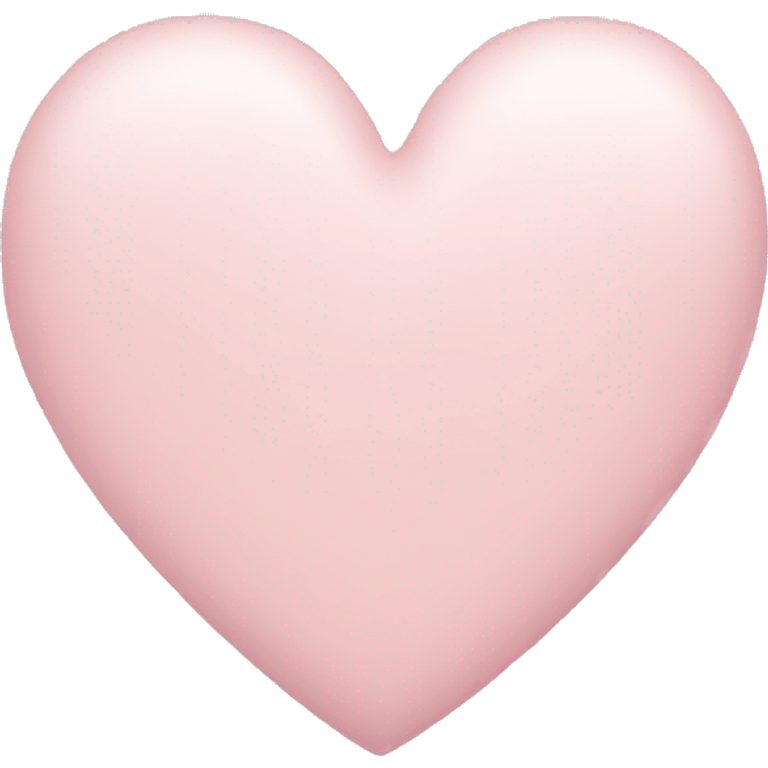 a pale pink heart emoji