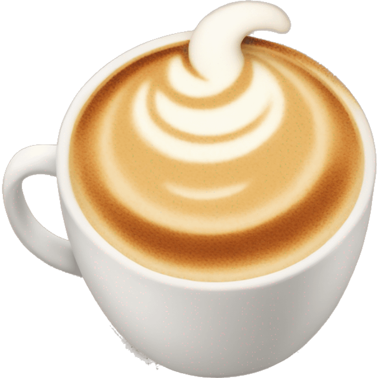 Match latte emoji