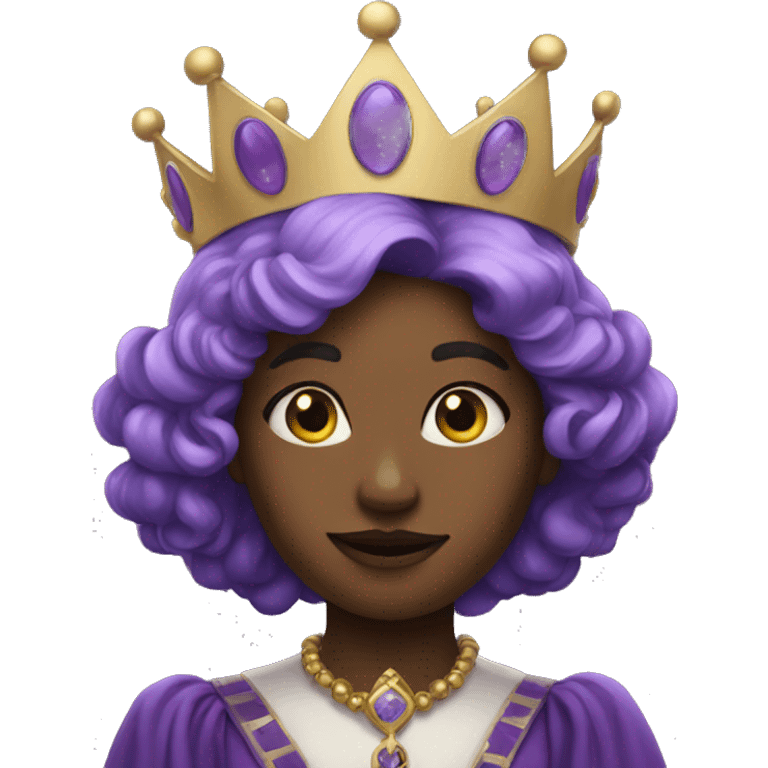 violet queen emoji