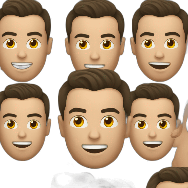 Cristiano RONALDO faisant un SUUUUU emoji