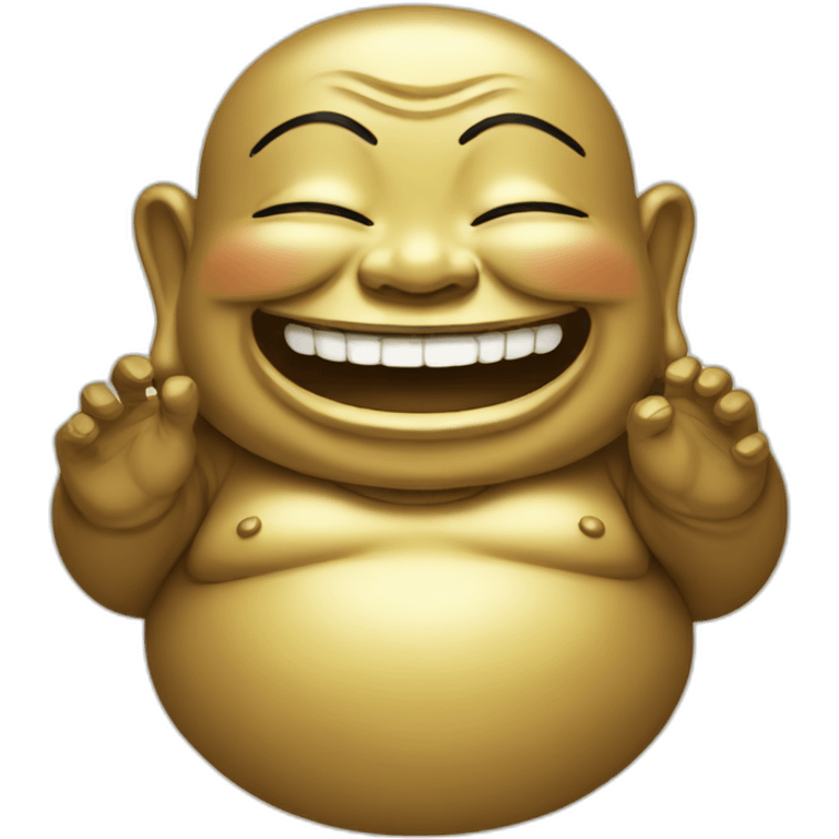 laughing buddha emoji