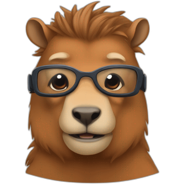 Cabybara als superheld  emoji