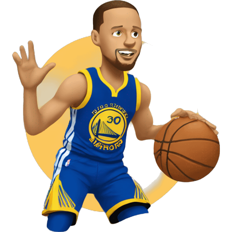 steph curry shooting basketball emoji